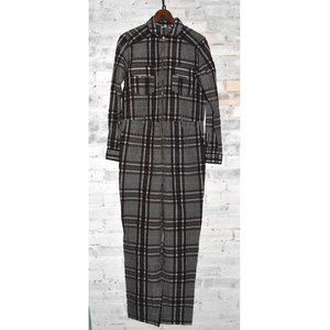 GANNI Gorgeous Plaid Jumpsuit Small Size 34